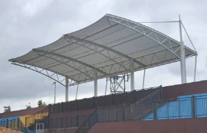 翰林府明德智谷學(xué)校膜結(jié)構(gòu)看臺(tái)工程